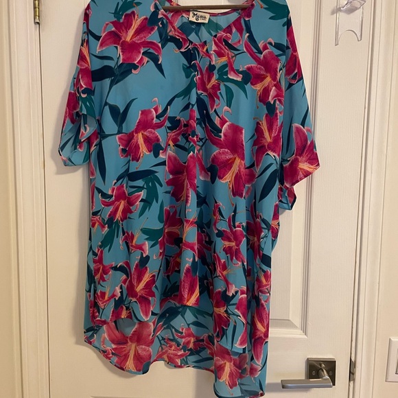 Show Me Your MuMu SMYM Mae Mu Tunic Dress Beach Swim Cover-up - Picture 2 of 9